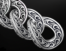 Load image into Gallery viewer, 12mm Tattoo Curb Link Chain Stainless Steel CH49