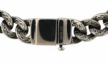 Load image into Gallery viewer, Designer 12mm Tattoo Curb Link Chain Stainless Steel CH49