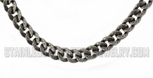 Load image into Gallery viewer, Designer 12mm Tattoo Curb Link Chain Stainless Steel CH49