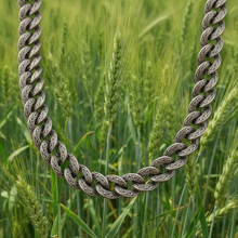 Load image into Gallery viewer, 17mm Tattoo Curb Link Chain Stainless Steel CH50