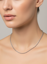 Load image into Gallery viewer, 3mm Foxtail Link Chain Necklace Unisex Necklace Stainless Steel<BR>CH51