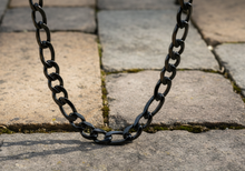 Load image into Gallery viewer, Black Figaro Chain / Necklace 10mm Stainless Steel CH52