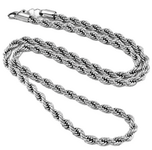 Load image into Gallery viewer, 5mm Rope Chain Unisex Necklace Stainless Steel CH5
