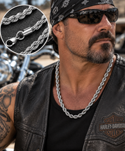 Load image into Gallery viewer, 7mm Rope Chain Unisex Necklace Stainless Steel CH7