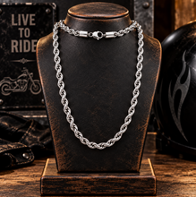 Load image into Gallery viewer, 7mm Rope Chain Unisex Necklace Stainless Steel CH7