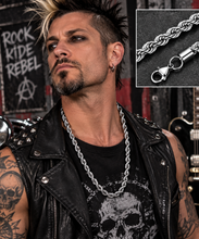 Load image into Gallery viewer, 7mm Rope Chain Unisex Necklace Stainless Steel CH7