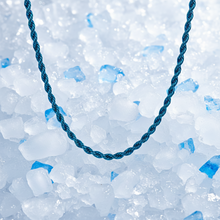 Load image into Gallery viewer, 4mm Blue Rope Chain Unisex Necklace Stainless Steel <BR>CH9
