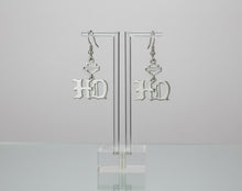 Load image into Gallery viewer, Earrings Old English Harley Davidson ® by Mod Jewelry® Sterling Silver HDE0475 image 3