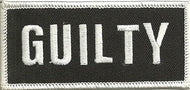 GUILTY Biker Patch Available in 2 Colors  image 1