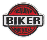 Genuine Biker  Made In USA   Biker Patch 3 3/4