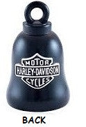 Load image into Gallery viewer, Harley-Davidson® Tribal Cross Bar &amp; Shield Ride Bell - Black Finish Style HRB075 image 2