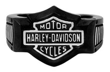 Load image into Gallery viewer, Harley-Davidson ® Black Knight Men's Signet Ring Stainless Steel Available in Sizes 9-16 HSR0055 image 4