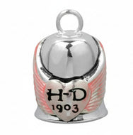 Harley Davidson ® Mod Jewelry® Pink Wings Ladies Motorcycle Ride Bell     HRB001 image 1
