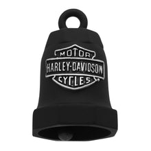 Load image into Gallery viewer, Harley-Davidson Sculpted HDMC Logo Motorcycle Ride Bell - Matte Black Motorcycle Ride Bell ®      HRB094 image 2