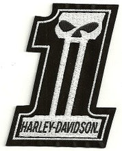 Load image into Gallery viewer, Harley-Davidson ®   Willie G Famous #1   Harley ® Skull Patch   Available in 2 Sizes    image 1