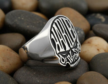 Load image into Gallery viewer, Harley-Davidson® Calavera "HARLEY" Skull Ring Stainless Steel  HSR0082 image 3