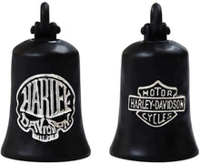 Load image into Gallery viewer, Harley-Davidson® Calavera Skull B&amp;S Logo Black Motorcycle Ride Bell®  HRB103 image 3