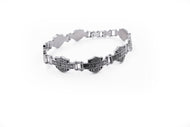 Unisex Harley Davidson® Bar & Shield Logo Link Bracelet Stainless Steel  HSB0012 image 1