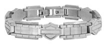 Load image into Gallery viewer, Harley-Davidson® Motorcycle Biker B&amp;S Bracelet Stainless Steel Mod Jewelry® HSB0192 image 1