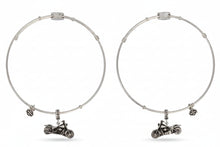 Load image into Gallery viewer, Harley-Davidson® Motorcycle Charm B&amp;S Dangle Legend Bangle Bracelet Stainless Steel  HSB0025 image 2