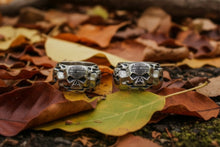 Load image into Gallery viewer, Harley-Davidson® Willie G Many Skulls B&amp;S Logo Ring Silver &amp; Black Stainless Steel HSR0019 image 3