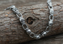 Load image into Gallery viewer, Harley-Davidson® Willie G Skull B&amp;S Logo Link Bracelet Stainless Steel HSB0003 image 2