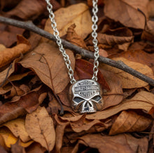 Load image into Gallery viewer, Harley-Davidson® Willie G Skull Bar &amp; Shield Necklace Stainless Steel  HSN0024 image 2
