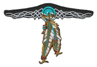 Indian Feathers  Motorcycle  Biker Patch  image 1