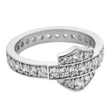 Load image into Gallery viewer, Ladies Harley-Davidson® Bling Bar &amp; Shield Logo Ring Sterling Silver HDR0159 image 2