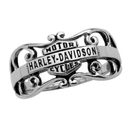 Harley-Davidson ® Ladies Gypsy Filigree Vintage B&S Logo Ring Sterling Silver HDR0218  image 1