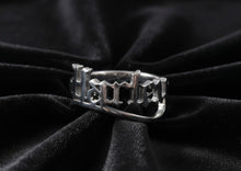 Load image into Gallery viewer, Ladies Harley-Davidson Old English "Harley" Ring - Sterling Silver by Mod Jewelry ® HDR0530 image 3