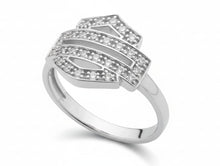 Load image into Gallery viewer, Ladies Harley-Davidson® Bling Bar and Shield Outline Ring  HDR0378 image 3