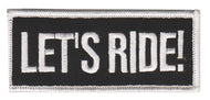 Let's Ride! Motorcycle Biker Patch  image 1