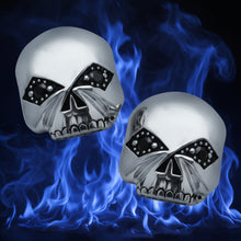 Load image into Gallery viewer, Harley Davidson® Smooth Willie G "Skulls" Post Earrings Unisex Sterling Silver <BR>HDE0377