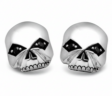 Load image into Gallery viewer, Harley Davidson® Smooth Willie G "Skulls" Post Earrings Unisex Sterling Silver <BR>HDE0377