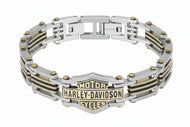 Harley-Davidson® Industrial Bar & Shield Bracelet HSB0188