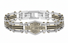 Load image into Gallery viewer, Harley-Davidson® Industrial Bar &amp; Shield Bracelet<br>HSB0188