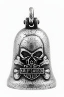 Harley-Davidson® Vintage Skull & Crossbones Bar & Shield Logo Ride Bell HRB051