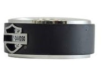 Load image into Gallery viewer, Harley-Davidson® Black Banded Bar &amp; Shield Logo TT Ring Men's Comfort Fit Band<BR>HSR0001
