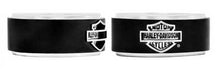 Load image into Gallery viewer, Harley-Davidson® Black Banded Bar &amp; Shield Logo TT Ring Men's Comfort Fit Band<BR>HSR0001