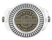 Load image into Gallery viewer, Harley-Davidson® Coin Top Bar &amp; Shield Logo TT Ring Stainless Steel HSR0045
