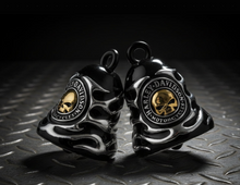 Load image into Gallery viewer, Harley-Davidson® Willie G Skull &amp; Flames Motorcycle Ride Bell® - HRB083