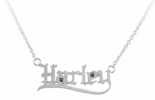 Load image into Gallery viewer, Harley-Davidson® Old English Script "Harley" Sterling Silver Necklace HDN0422