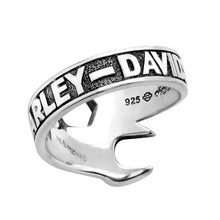 Load image into Gallery viewer, Harley-Davidson® H-D Wrench Ring Men's Sterling Silver <br>HDR0109