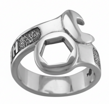 Load image into Gallery viewer, Harley-Davidson® H-D Wrench Ring Men's Sterling Silver <br>HDR0109