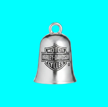 Load image into Gallery viewer, Harley Davidson® Classic Bar &amp; Shield Logo Ride Bell<BR> Engraved Ride Bell <br>HBR013