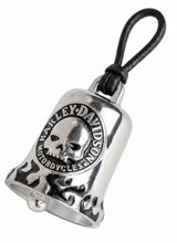 Load image into Gallery viewer, Harley Davidson® Willie G Skull Flames Ride Bell HRB005
