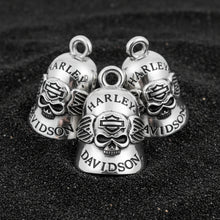 Load image into Gallery viewer, Harley Davidson® Winged Skull Bar &amp; Shield Logo Ride Bell <BR>HRB045