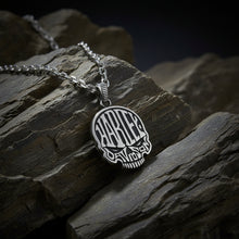 Load image into Gallery viewer, Men's Harley-Davidson® Calavera "HARLEY" Skull Necklace Stainless Steel<br> HSN0072