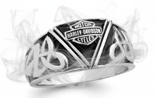 Load image into Gallery viewer, Men's Harley-Davidson® Celtic B&amp;S Triangle Ring Sterling Silver  HDR0454 image 3